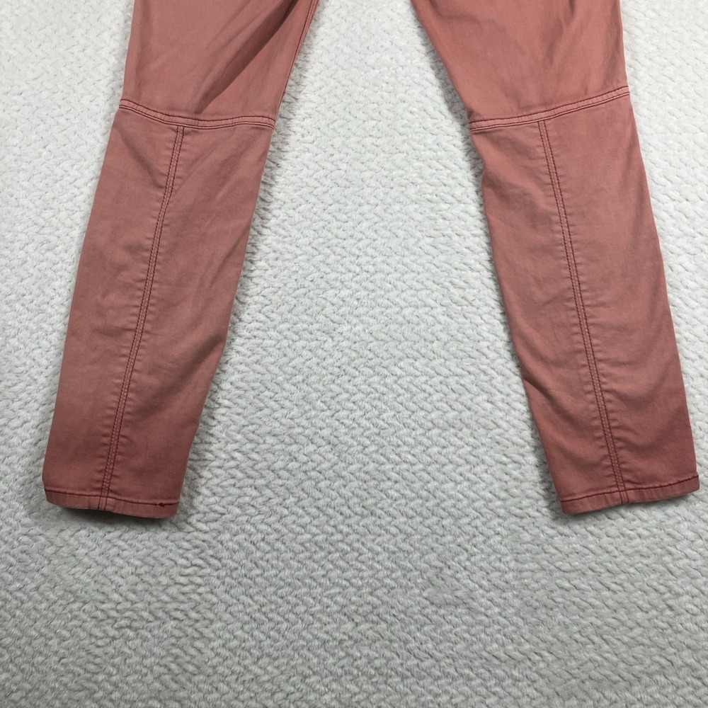 Free People Women 27 Pants Pink Straight Cargo Boho - Picture 6 of 7
